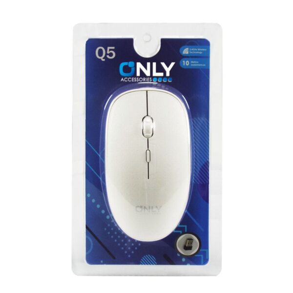 MOUSE WIRELESS MOD Q5 BLANCO