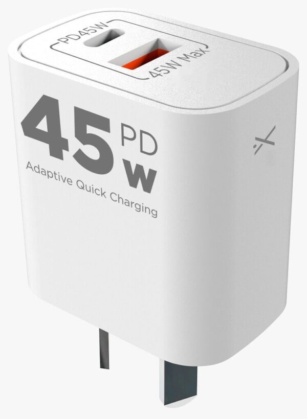 ADAPTADOR-CARGADOR 220V SUPREME 5A 1USB + TIPO C XAEA